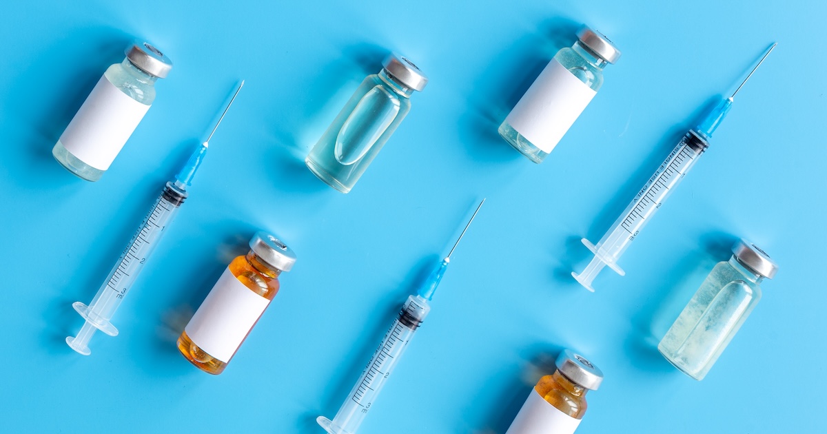 Medical-grade peptide vials and syringes at iCRYO St Johns