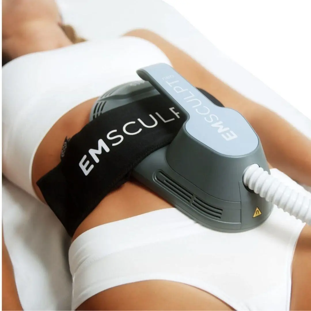 Emsculpt Neo treatment on abdomen at iCRYO St Johns