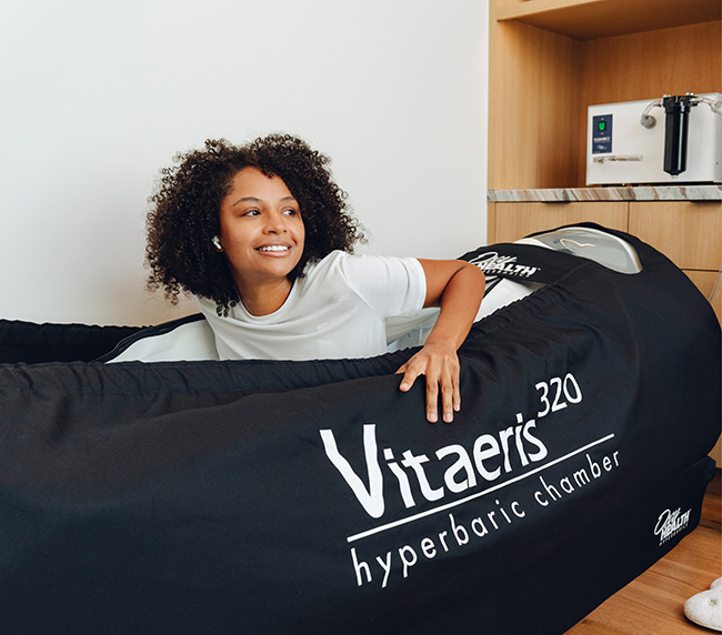 OxyHealth Fortius 420 hard-shell hyperbaric chamber at iCRYO St Johns